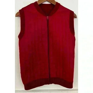 トップス 70s 80s made in uk St. michael knit vest Fairisle Tank Top - 1940s Authentic Vintage Look - Socialite